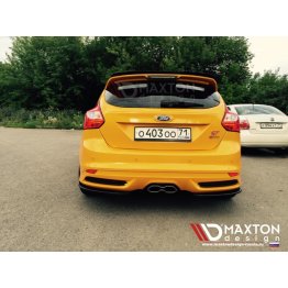 Накладки сплиттеры боковые на задний бампер на Ford Focus III ST